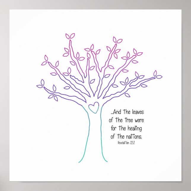 LÖVEN i TRÄD POSTER (Framsidan)