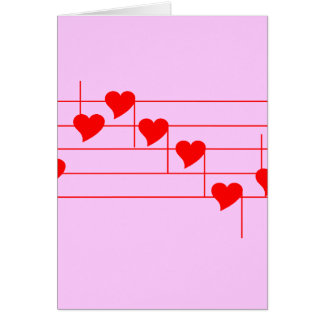 Love'n noterar hälsningskort