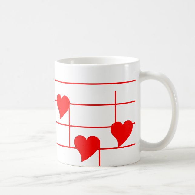 Love'n noterar kaffemugg (Höger)