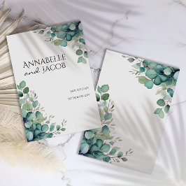 Löven Spara datumkortet för elegantens vattenfärg Spara Datumet