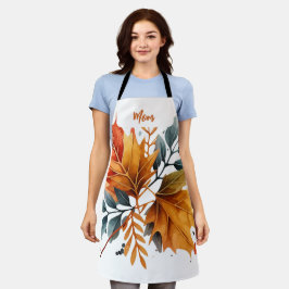 Löven Watercolor Autumn Fall Färg