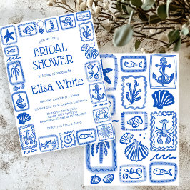 LoveNotes från Sea Modern ANPASSNINGSBAR Möhippa Inbjudningar