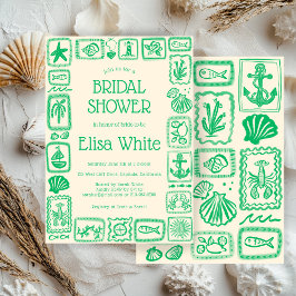 LoveNotes från Sea Möhippa Modern ANPASSNINGSBAR Inbjudningar