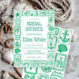 LoveNotes från Sea Möhippa Modern ANPASSNINGSBAR Inbjudningar