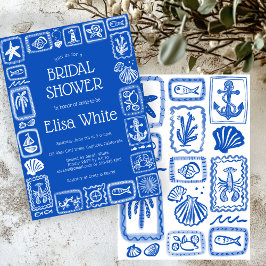 LoveNotes från Sea Möhippa Modern ANPASSNINGSBAR Inbjudningar