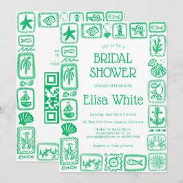 LoveNotes från Sea Möhippa Modern ANPASSNINGSBAR Q Inbjudningar