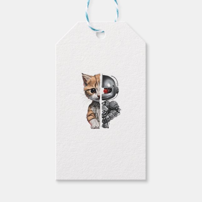 Lover Cat Robots Graphic Eng Presentetikett (Framsidan)
