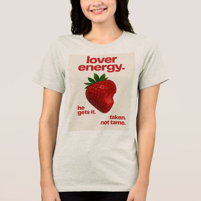 Lover Energy Jordgubb T-Shirt (Framsida)