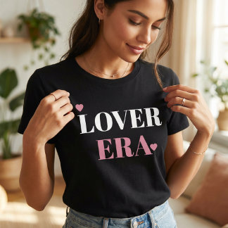 Lover Era Alla hjärtans dag | Rosa & Röda Hjärtan T Shirt