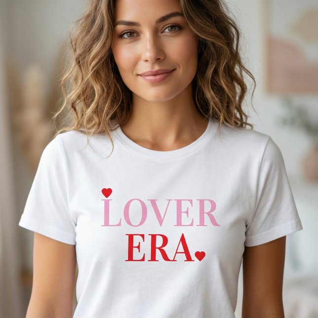Lover Era Valentine's Day | Pink & Red Hearts  T Shirt (Skapare uppladdad)