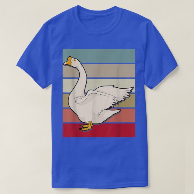 Lover farm retro Bird Goose T Shirt (Design framsida)