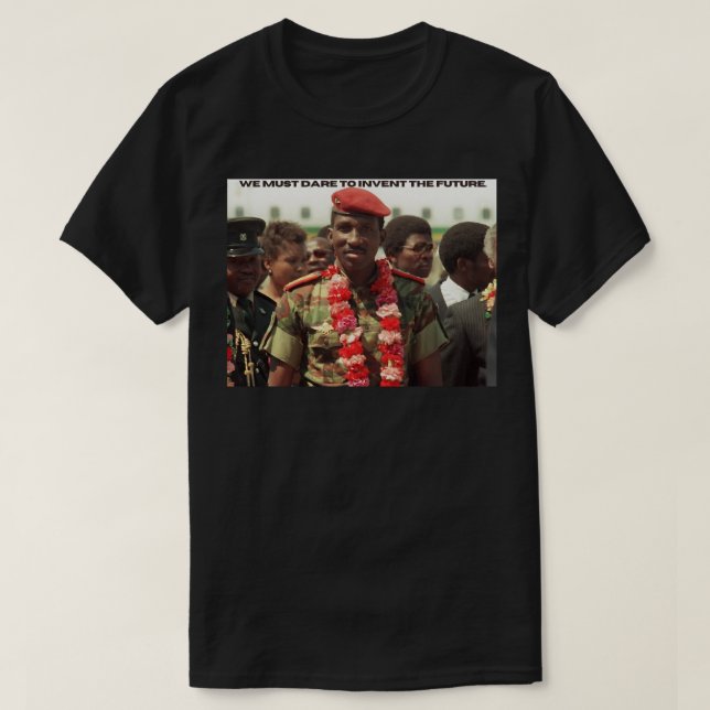 Lover Gifts President Thomas Of Burkina Sankara Fa T Shirt (Design framsida)