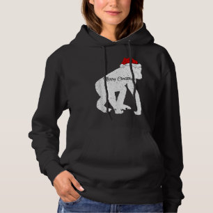 Lover Santa Hat Chimpanzee T Shirt