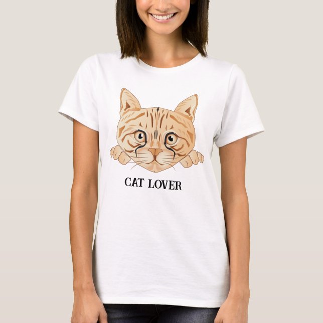 Lover-skylt och illustration t shirt (Framsida)