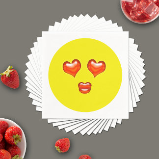 Loverike Emoji Pappersservett