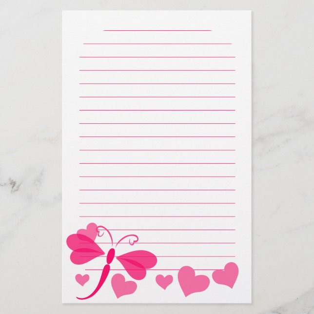 Loverly Dragon Fly Brevpapper (Framsida)