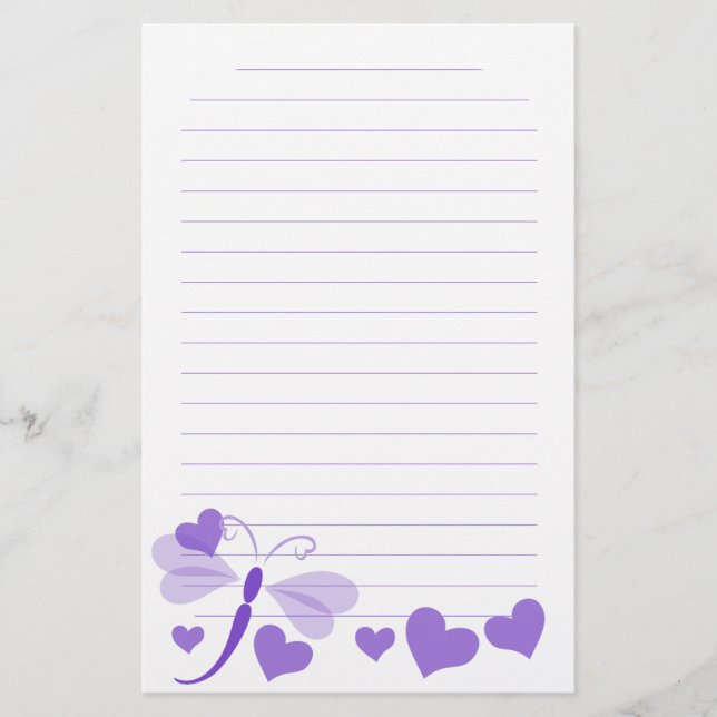 Loverly Dragon Fly Brevpapper (Framsida)