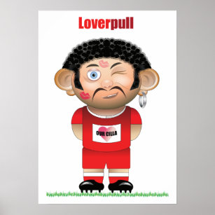  LoverPull (Liverpool) Funny Football Poster