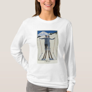 <Lovers in the Snow> vid Georges Barbier T-shirt