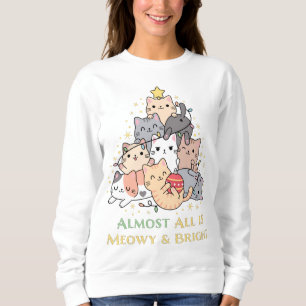 Lovers Meowy-jul med söt Catst T Shirt