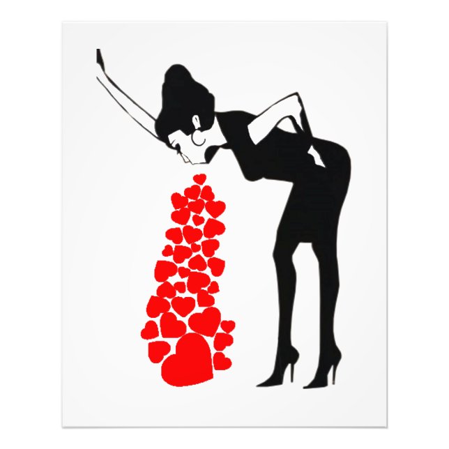 Lovesick Graffiti Fototryck (Framsidan)