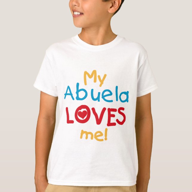 LOVESMEabuela T Shirt (Framsida)