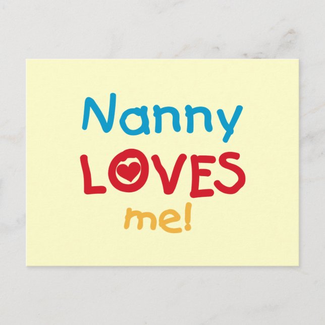 LOVESMEnanny Vykort (Framsida)