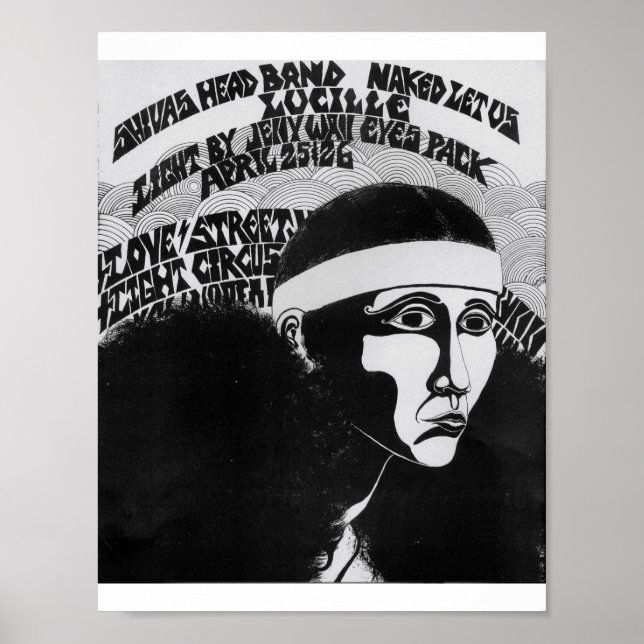 LoveStreetLightCircus flyer LoveStreetApr25&26'69 Poster (Framsidan)