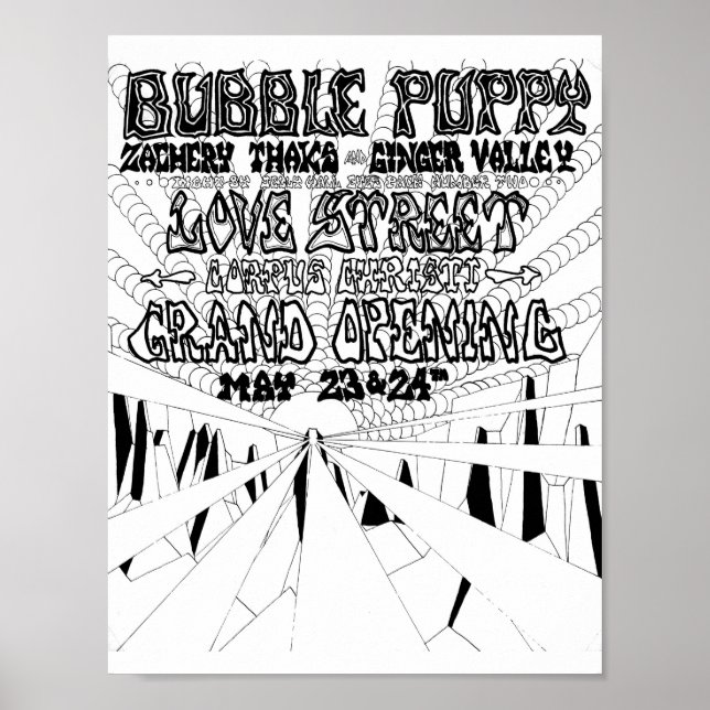 LoveStreetLightCircusflyer CorpusMay23&24'69 Poster (Framsidan)