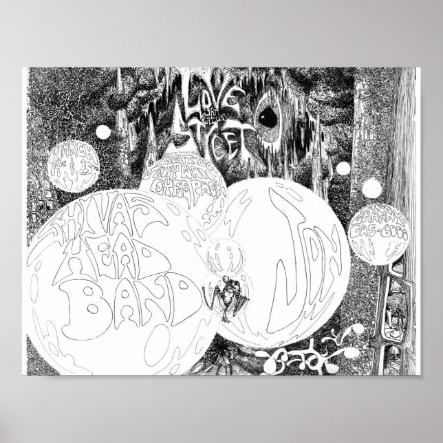 LoveStreetLightCircusflyer Mar14&15'69 Poster (Framsidan)