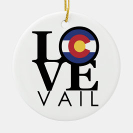 LOVEVail colorado Julgransprydnad Keramik