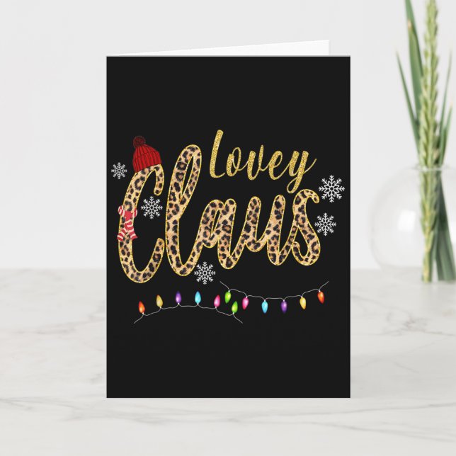 Lovey Claus - Christmas Gift  Kort (Framsida)