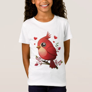Lovey-Dovey Red Cardinal T Shirt