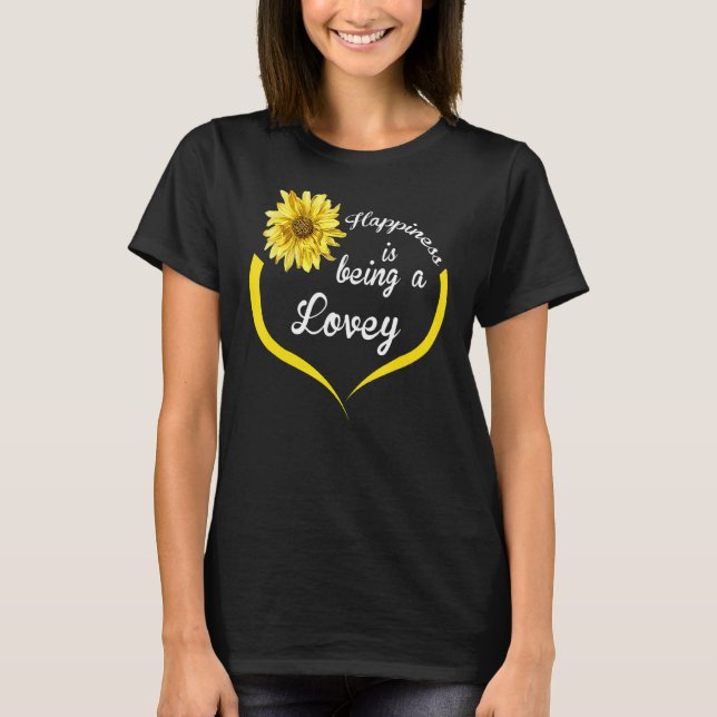 Lovey Happity är en Lovey T Shirt (Framsida)
