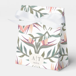 Lovfåglar i Paradise Favor Box Presentaskar