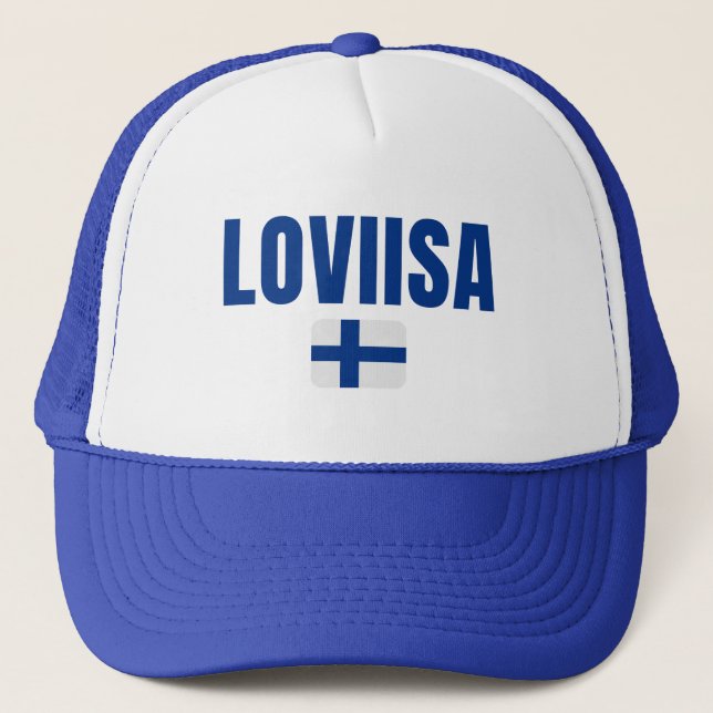 LOVIISA Finland Flagga Keps (Framsida)