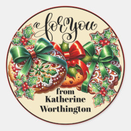 Lovin' från Oven Food Sticker Runt Klistermärke