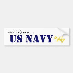 Lovin' Life NAVY stencil Bildekal