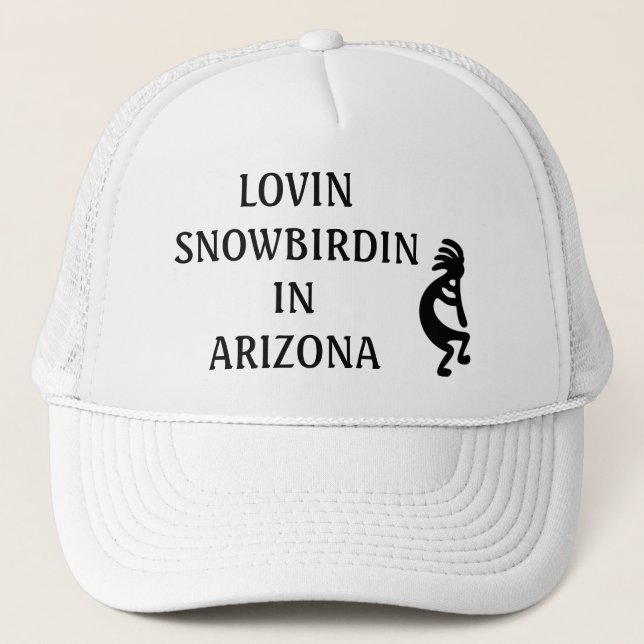 LOVIN SNOWBIRDIN I ARIZONA KOKOPELLI KEPS (Framsida)