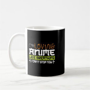 Loving Anime citerar som bryggning Kaffemugg
