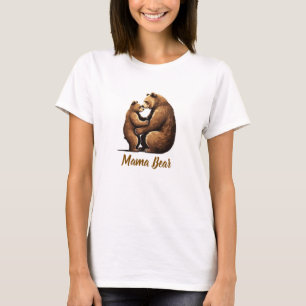 Loving Bear Embrace - Mamma Bear Mors dag T Shirt