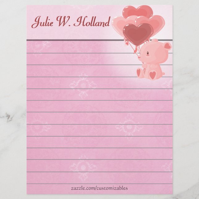 Loving Bear Letterhead (Framsida)