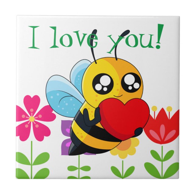 Loving Bee Kakelplatta (Framsidan)