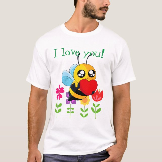 Loving Bee T Shirt (Framsida)