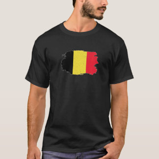 Loving Belgium Flagga Patriotic Belgium Sports Sup T Shirt