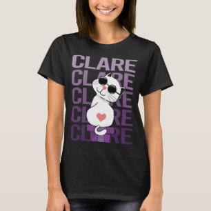 Loving Cat - Clare Namn T Shirt