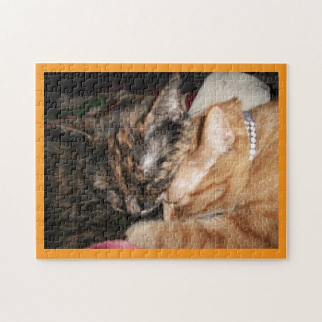 Loving Cats Puzzle Pussel (Horisontell)