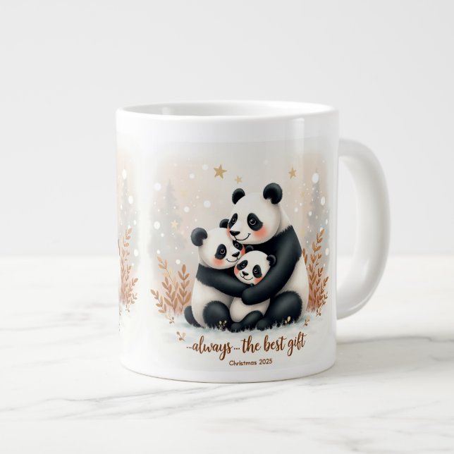 Loving Christmas Mom Mug Jumbo Mugg (Framsida höger)