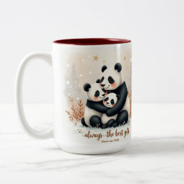 Loving Christmas Mom Mug Två-Tonad Mugg