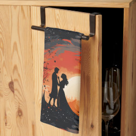 Loving Couple  Kökshandduk